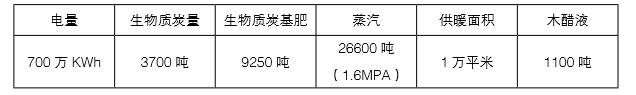 仟億達生物質(zhì)多聯(lián)產(chǎn)的產(chǎn)出